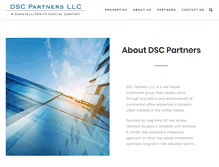Tablet Screenshot of dscpartners.com
